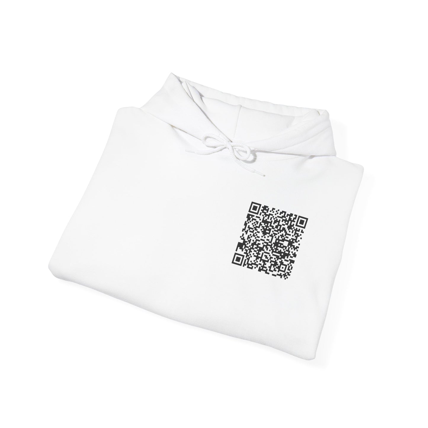QR Code "FU" Hoodie (QR Code On Front & Back)