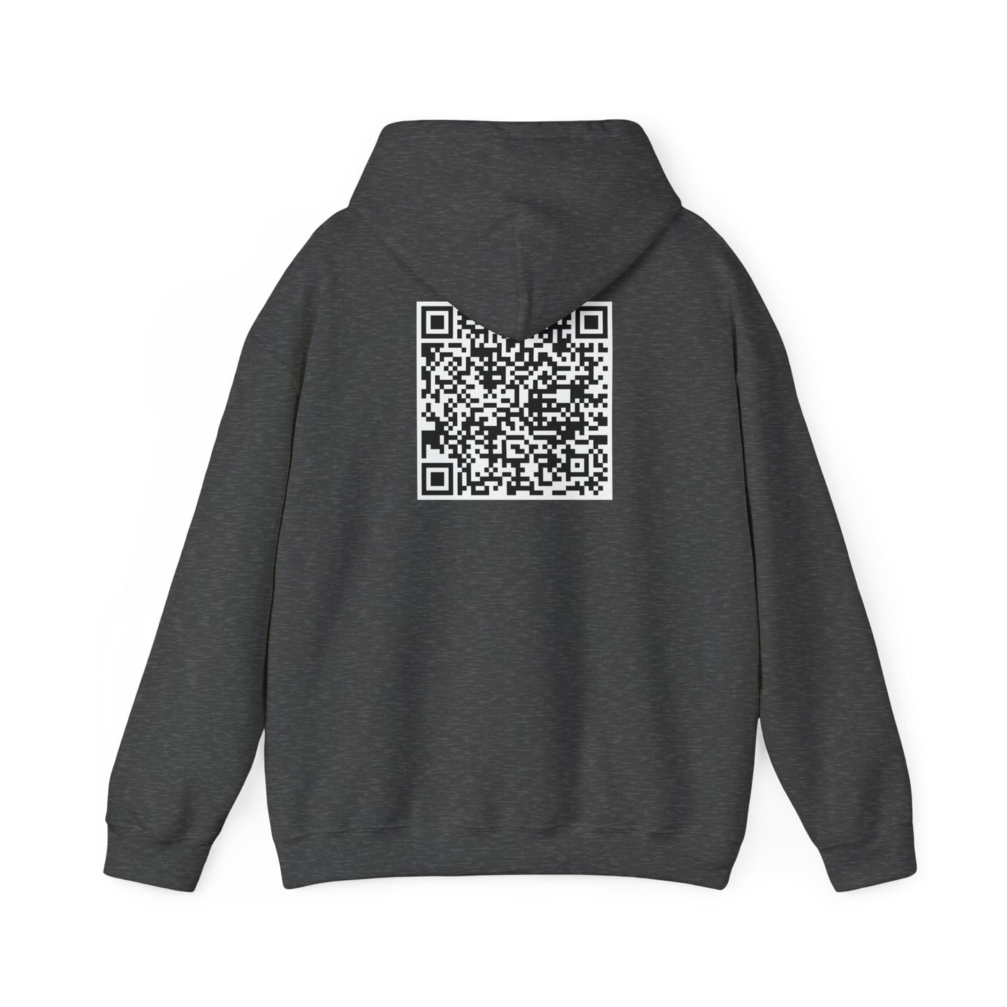 QR Code "FU" Hoodie (QR Code On Front & Back)