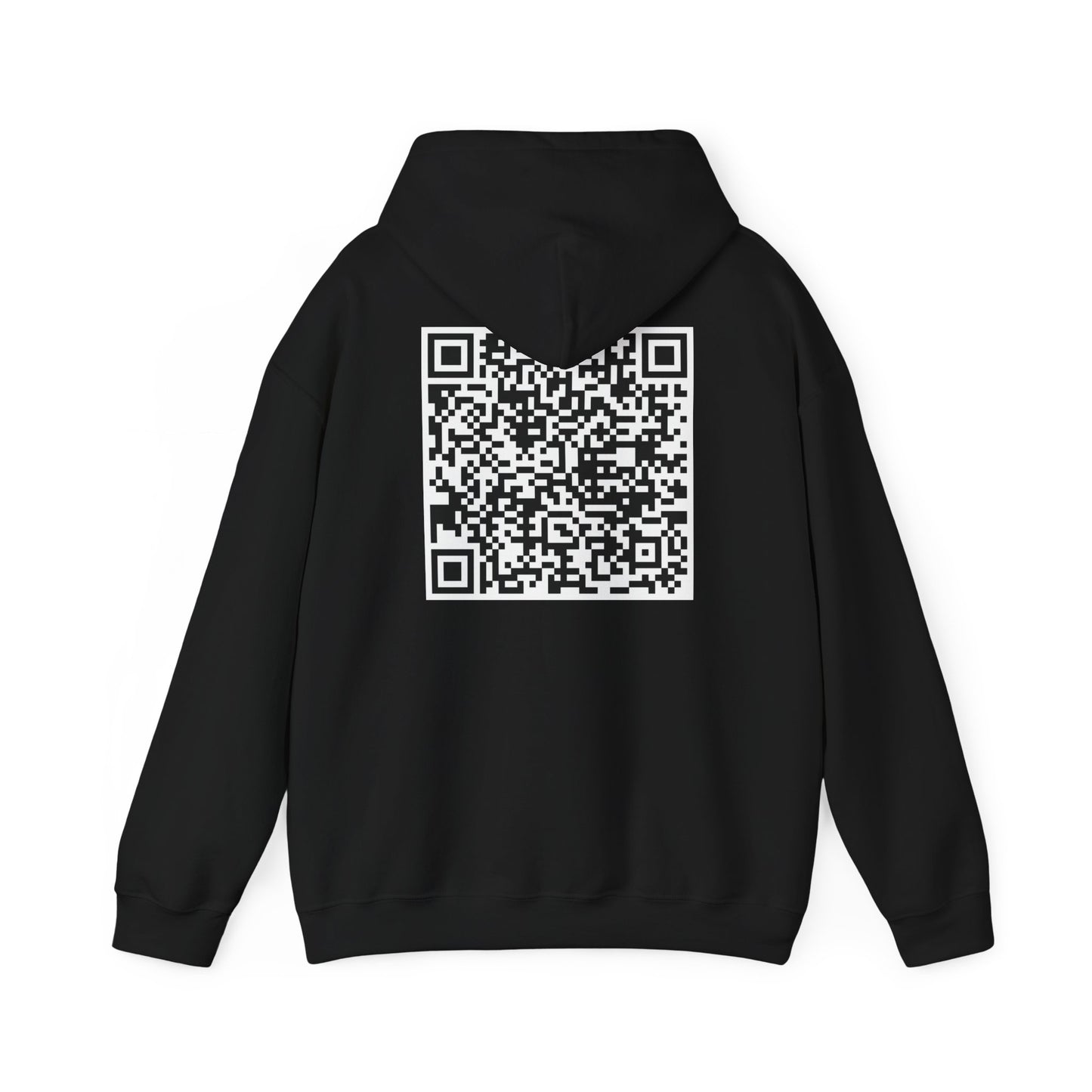 QR Code "FU" Hoodie (QR Code On Front & Back)