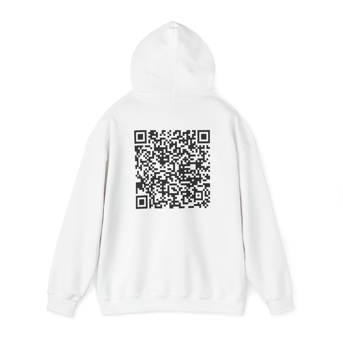 QR Code "FU" Hoodie (QR Code On Front & Back)