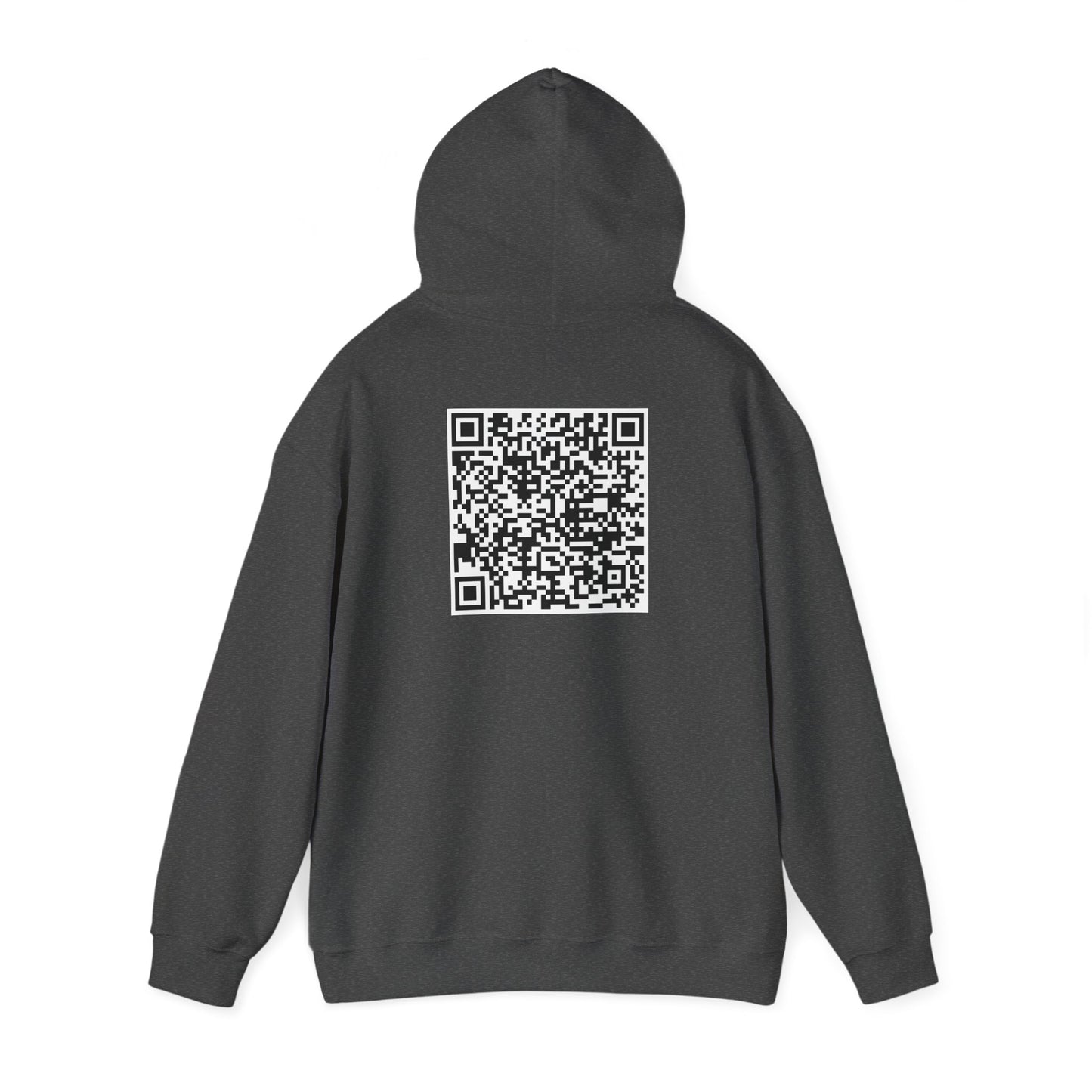 QR Code "FU" Hoodie (QR Code On Front & Back)
