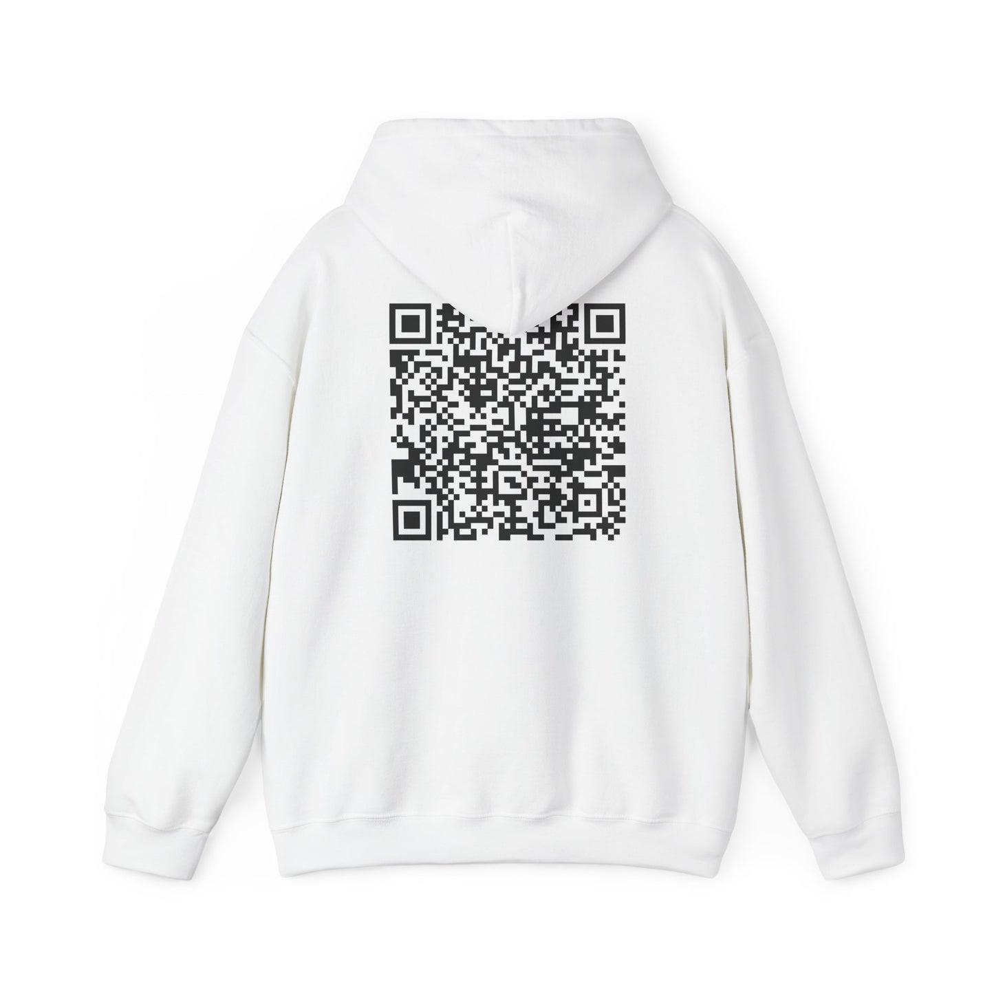 QR Code "FU" Hoodie (QR Code On Front & Back)