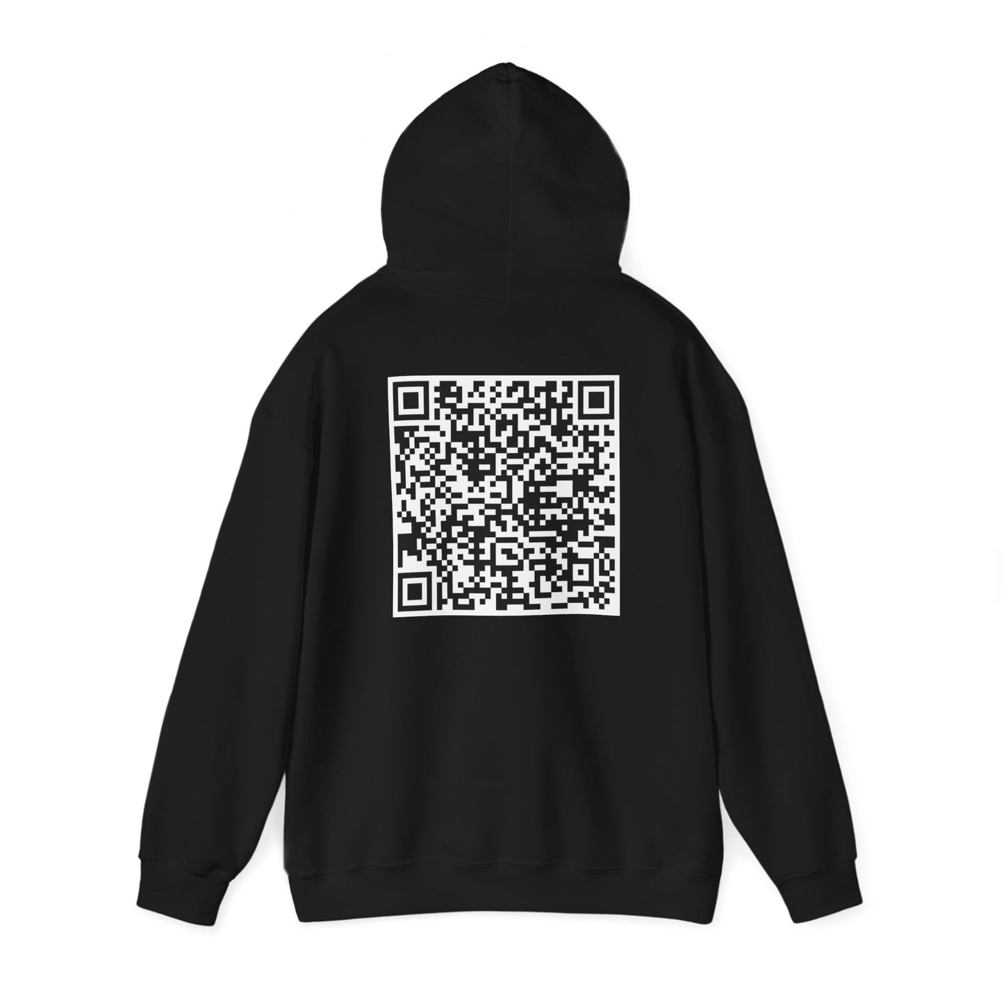 QR Code "FU" Hoodie (QR Code On Front & Back)