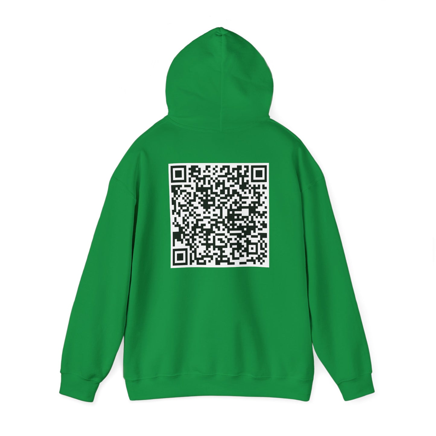 QR Code "FU" Hoodie (QR Code On Front & Back)