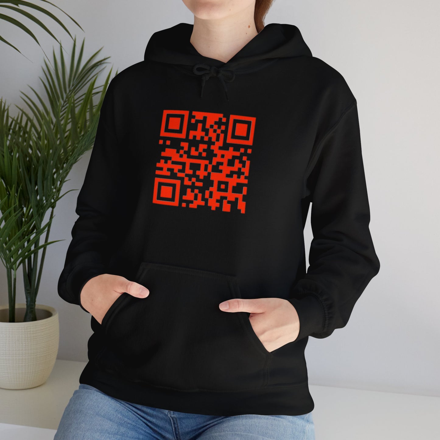 Personilized YouTube QR Code Hoodie